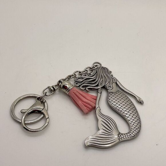 Mermaid Keychain with Pink Tassel - Picture 3 of 3